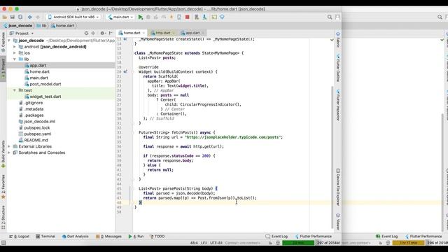 Flutter | JSON Decode ITA смотреть онлайн