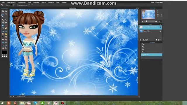 ОНЛАЙН ФОТОШОП \\\ ДЕЛАЕМ ПОЗУ АВАТАРУ.