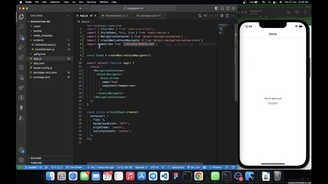 React Navigation Tutorial for Beginners - Navigate Between Screens in React Native ( Expo ) смотреть онлайн