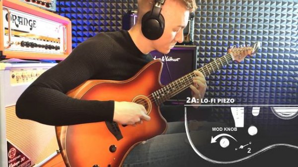 Fender American Acoustasonic Jazzmaster (No Talking) Full TEST - All positions | MusicStore Poznań