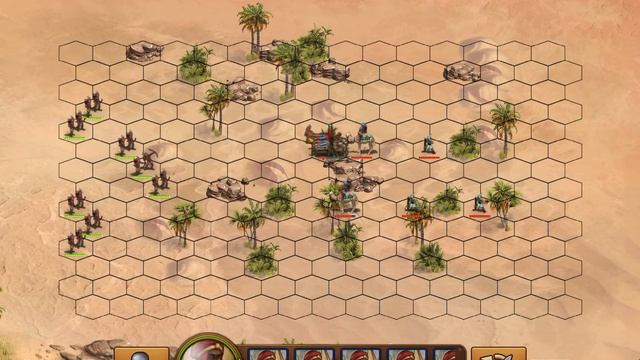 Forge of Empires - Egyptian settlement second fight with eight archers смотреть онлайн