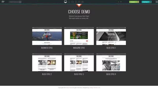 DAILYNEWS - Magazine - Blog - Personal WordPress Theme смотреть онлайн