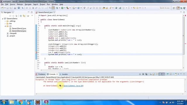 What is Upper bounded wildcard in Java Generics? | Generics in Java | Java Tutorial смотреть онлайн