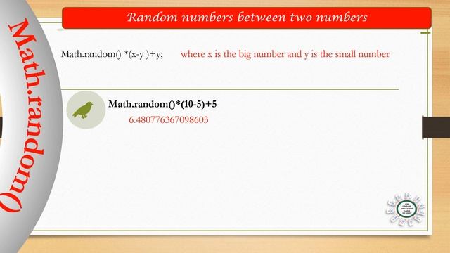 Mathematical functions in Java Math.rint() Math.round(), Math.ceil() Math.floor(), Math.random() смотреть онлайн