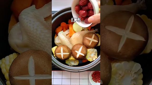 胡萝卜玉米鸡汤的做法，美味好吃又鲜嫩 смотреть онлайн