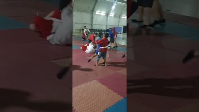 Самбо Узбекистан дети отработка бросков
