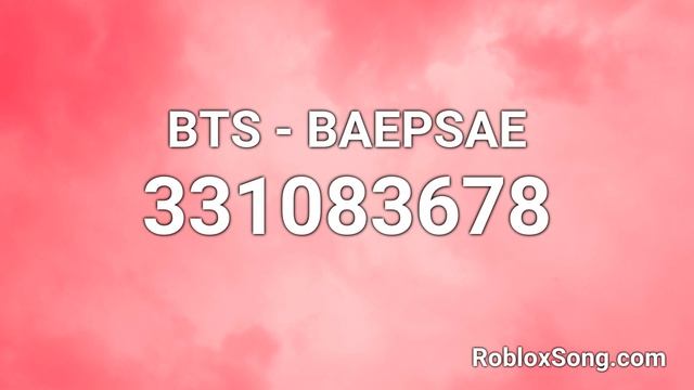 BTS - BAEPSAE Roblox ID - Roblox Music Code смотреть онлайн