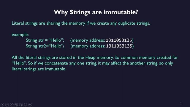 Java Interview questions - Literal String, Immutable, == and equals смотреть онлайн