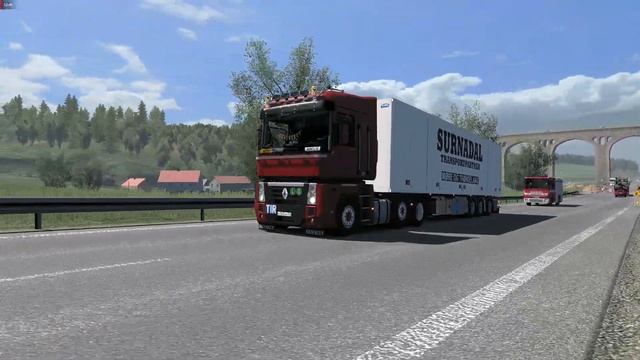 [ETS2] Euro Truck Simulator 2 1.33 - Beyond the Baltic Sea - Renault Magnum -Trailer Ekeri смотреть онлайн