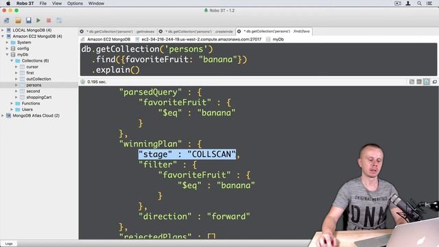 15 MongoDB Indexing - Example 6: Query performance without index смотреть онлайн