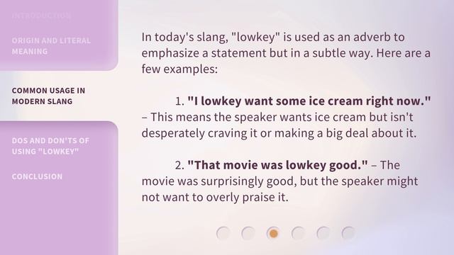 Unraveling the Meaning of "Lowkey" смотреть онлайн
