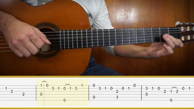 TANGO TRADICIONAL PARAGUAYO ? (GUITARRA - Tango Fácil) | Tutorial + TABS (Normal/Lento) | смотреть онлайн