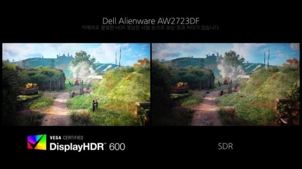 Game HDR - Dell Alienware AW2723DF