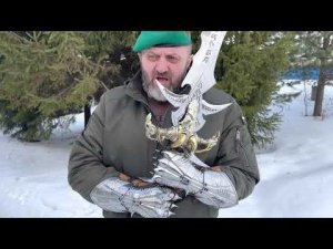 Обзор на меч "Короля Лича "Ледяная Скорбь" ручная работа!!!