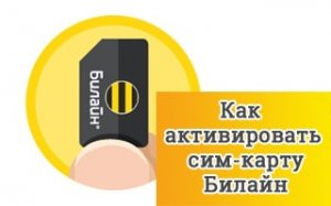 Как активировать сим билайн.