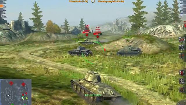 World of Tanks Blitz (Win 10): T-34 (Part 8) смотреть онлайн