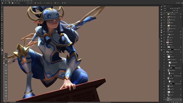 Porcelain Kindred - League of Legends Splash Art смотреть онлайн