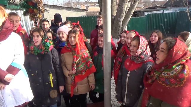 Шполянський НВК №3 - гімназія - колядка «Котить містом коляда» смотреть онлайн