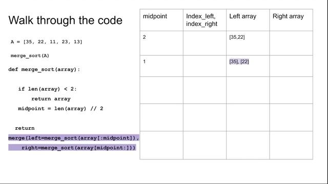 Merge Sort смотреть онлайн