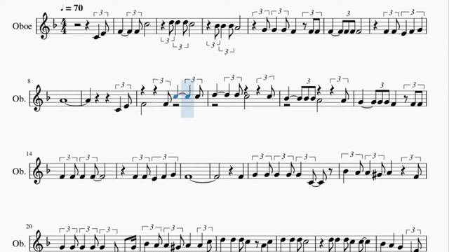 Oboe Sheet Music: How to play What a Wonderful World by George White & Bob Thiele смотреть онлайн