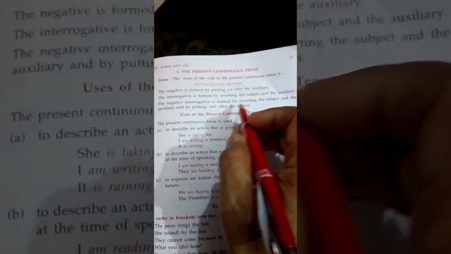 Present Continuous Tense