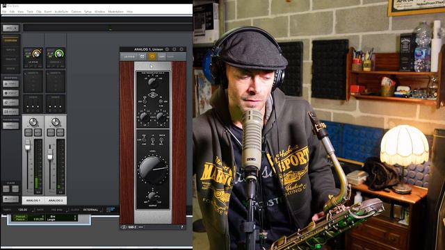 Apollo Twin On Saxophone - UA 610B Plugin - Electrovoice RE20 - Conn 12M Baritone Sax - Come Suona?