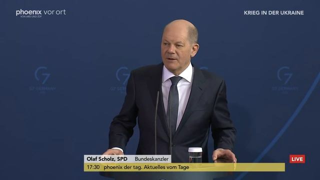 Pressekonferenz von Olaf Scholz und Karl Nehammer nach dem Gespräch смотреть онлайн