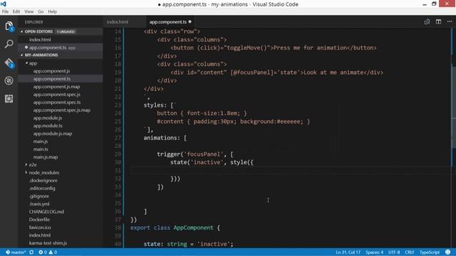 Angular 2 Animations Tutorial смотреть онлайн