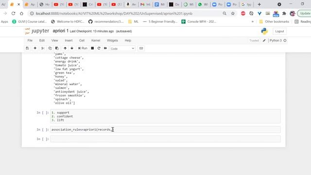 Machine Learning------Apriori Algorithm-2 смотреть онлайн