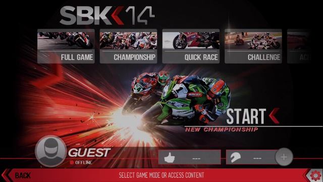 [iOS] SBK14 Official Mobile Game - Gameplay