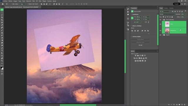 Fusiona Capas Automáticamente en Photoshop смотреть онлайн