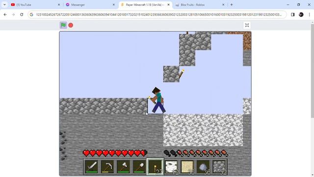 Playing Paper minecraft Part 1 смотреть онлайн