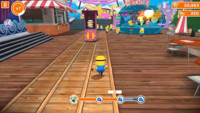 Despicable Me: Minion Rush - Near-Miss Mission смотреть онлайн