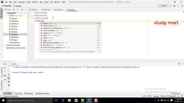 14. Python Bangla Tutorial for Beginners || Sets in Python || Union Operation in Python смотреть онлайн