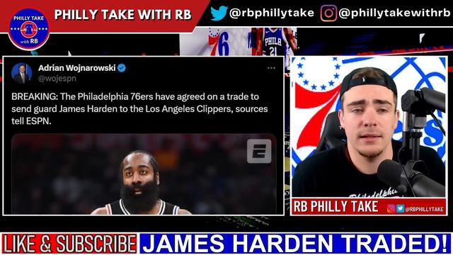 BREAKING: Sixers TRADE James Harden To The Los Angeles Clippers! смотреть онлайн