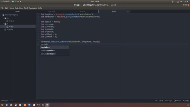 Learn WebGL Simple Drag and Drop Activity in JavaScript смотреть онлайн