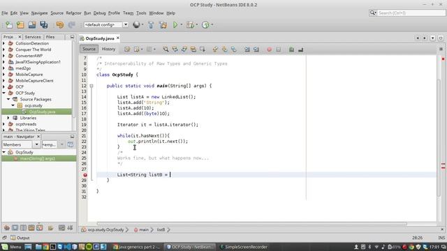 Java:Interoperability of raw types and generic types part 9 смотреть онлайн