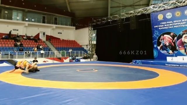 Егор Анчугин, Чемпионат Казахстана 2023 по вольной борьбе, U23 смотреть онлайн