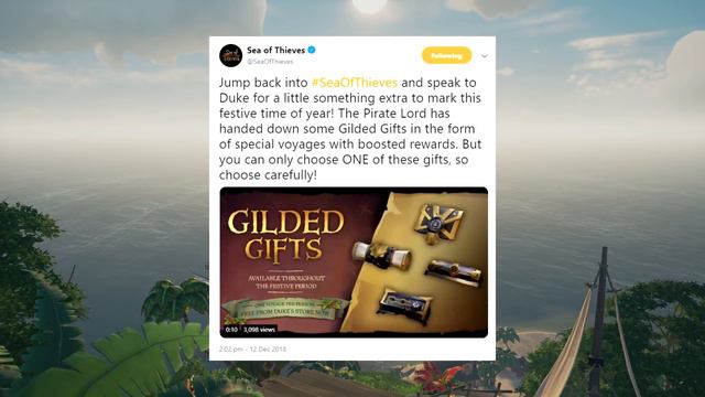 FREE Xmas GILDED GIFT From Duke | Sea of Thieves смотреть онлайн