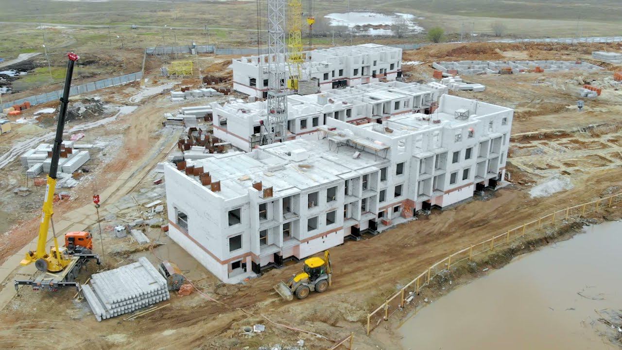 Ход строительства Френдли-комплекса #ТураНова • Апрель 2021 смотреть онлайн