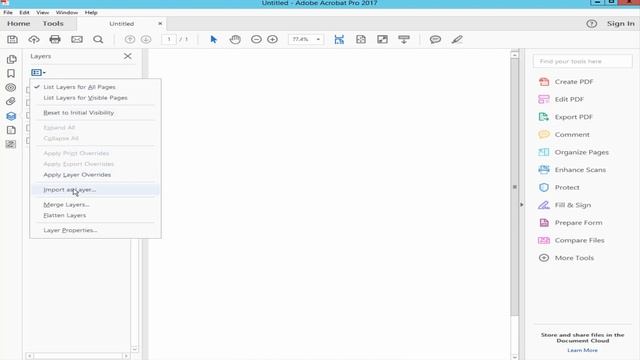 How to create layer into pdf document using Adobe Acrobat Pro смотреть онлайн