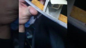 Снятие задней полки со складывающимися сиденьями w211