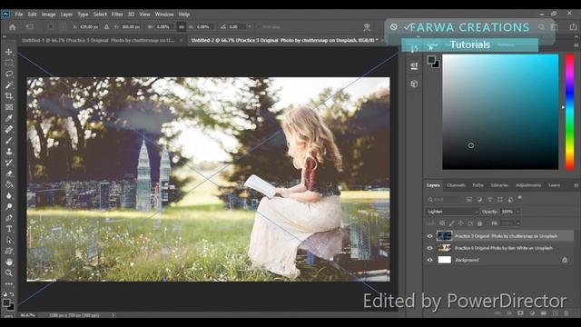 Double Exposure Effect & YouTube Thumbnail Tutorial Photoshop CC 19 смотреть онлайн