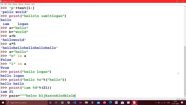 Python string operations in tamil // error in python // Error in смотреть онлайн