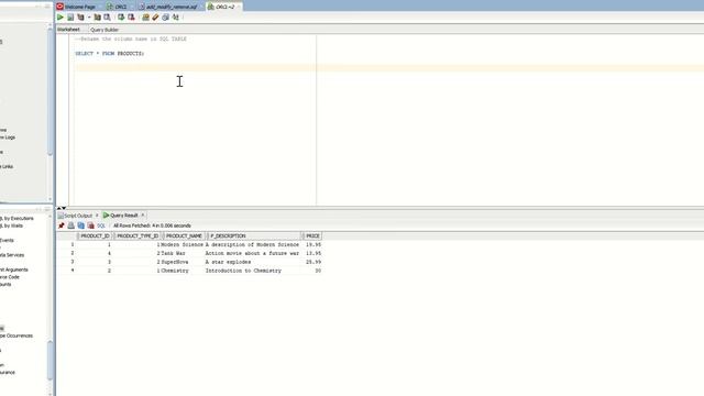 RENAME COLUMN IN SQL TABLE смотреть онлайн
