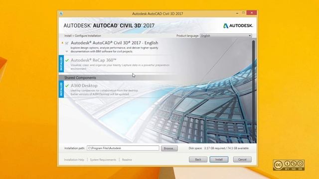 AutoCAD Civil 3D 2017 - Installation смотреть онлайн