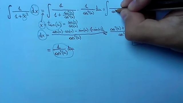 Integral of 1/(1+x^2) (substitution) смотреть онлайн