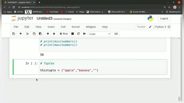 Tuples , Min & Max Function: Tutorial 28 смотреть онлайн