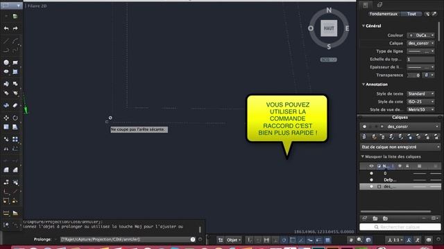 AutoCAD pour Mac : dessiner d'après un relevé (sans angle droit) смотреть онлайн