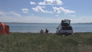 Выходные дикарями в Хакасии на оз. Белё